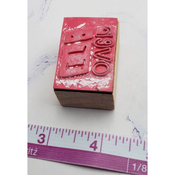 Over It Sayings Small Wood Mounted Rubber Stamp - Picture 7 of 7